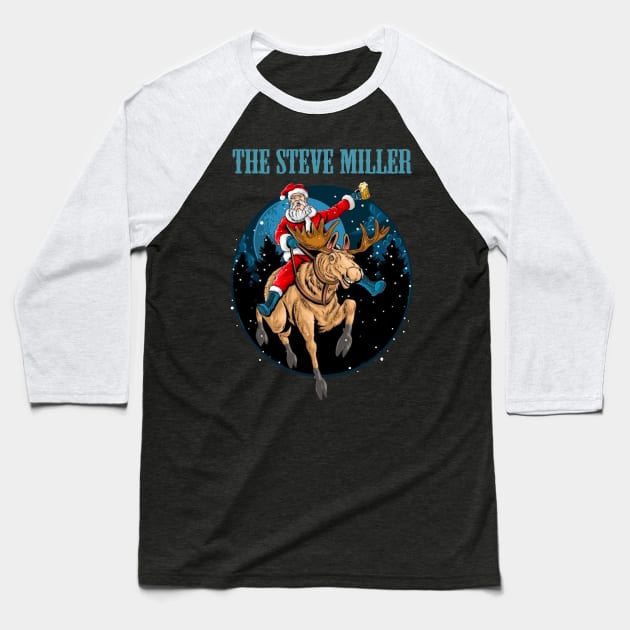 STEVE MILLER BAND XMAS Baseball T-Shirt by a.rialrizal